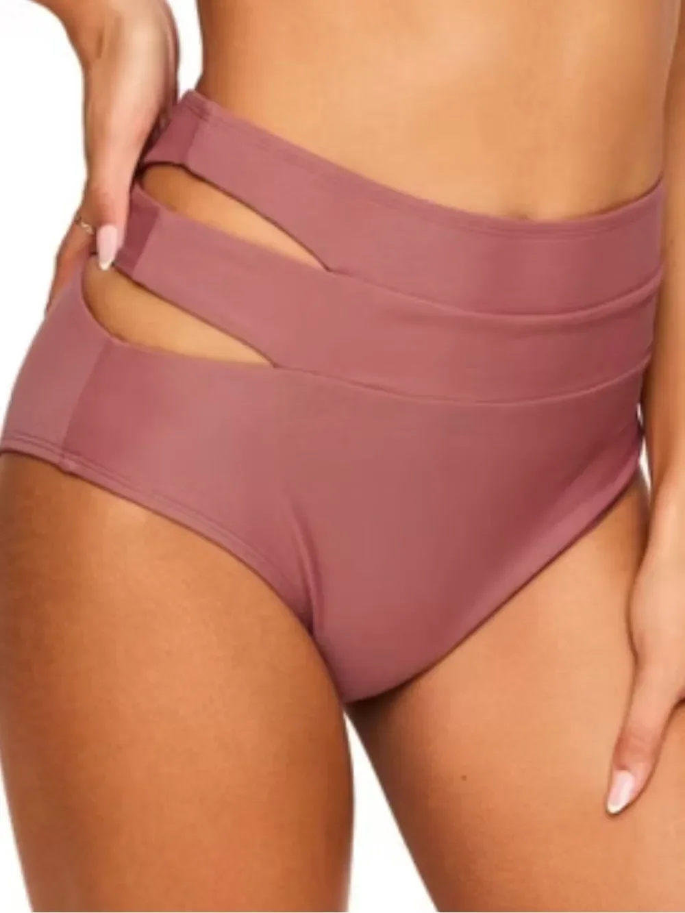 Adore Me Demi High Waisted Swimwear Bottoms Women’s 1XL XL